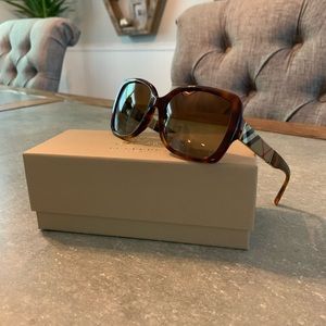 Burberry Tortoise House Check Sunglasses